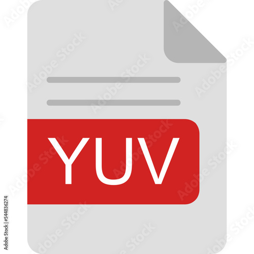 YUV File Format Icon photo