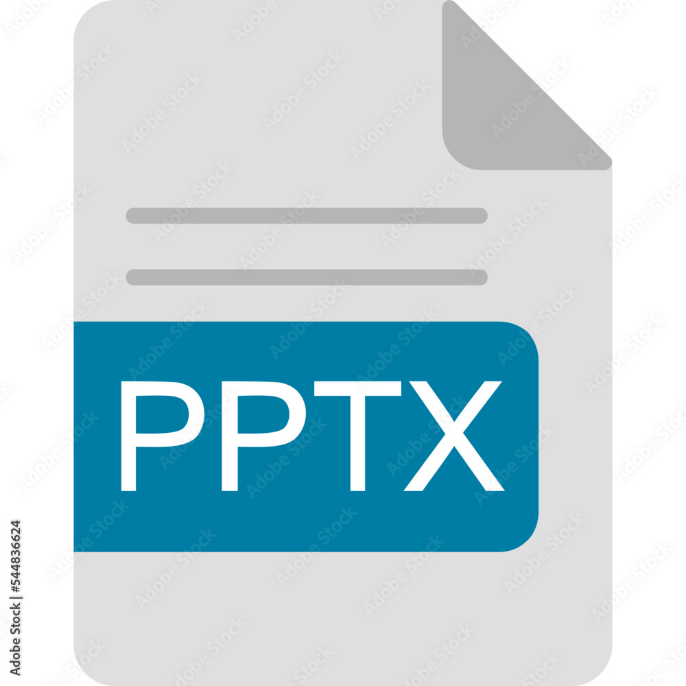PPTX File Format Icon PPTX File Format Icon