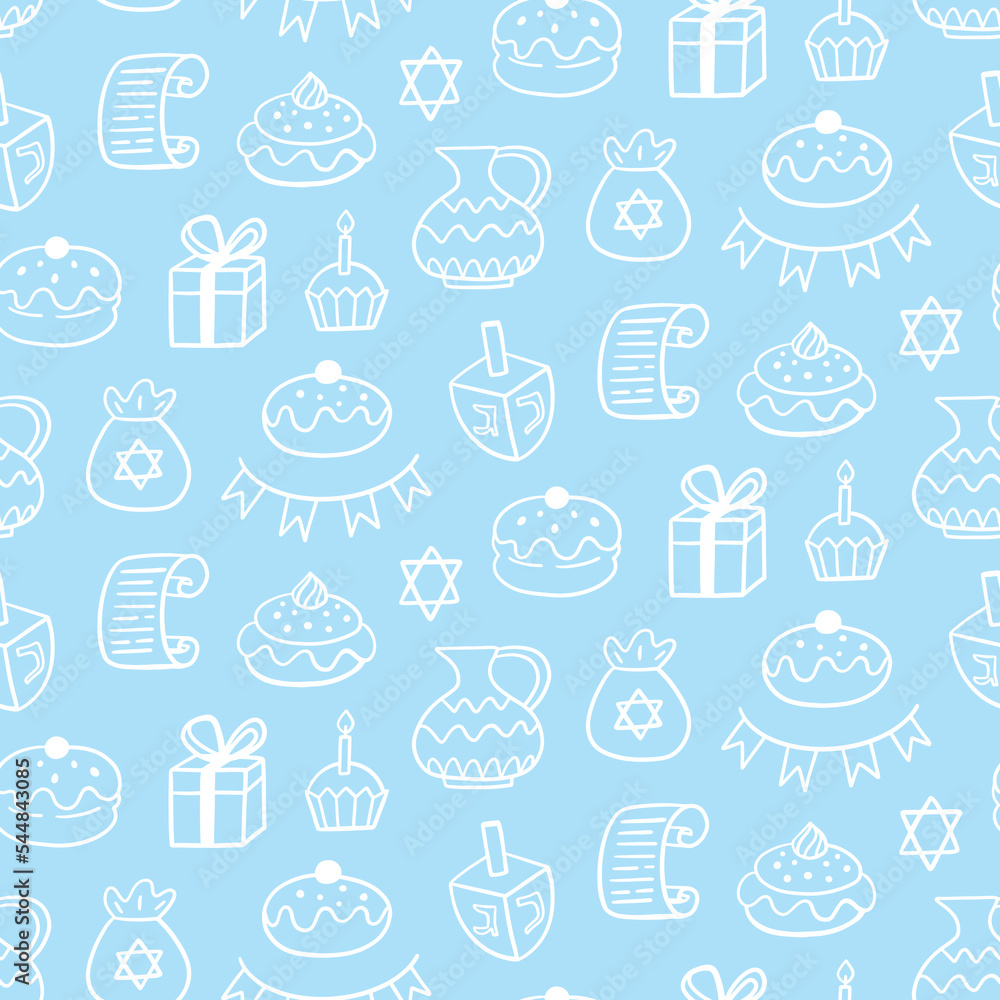 Happy hanukkah seamless pattern Happy hanukkah seamless pattern
