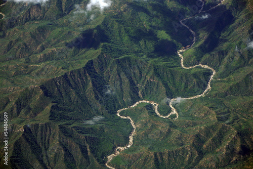 Photography baja california sur sierra aerial view