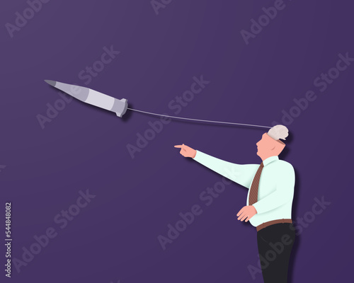 The character launches a military rocket like a paper plane losing his brains.
