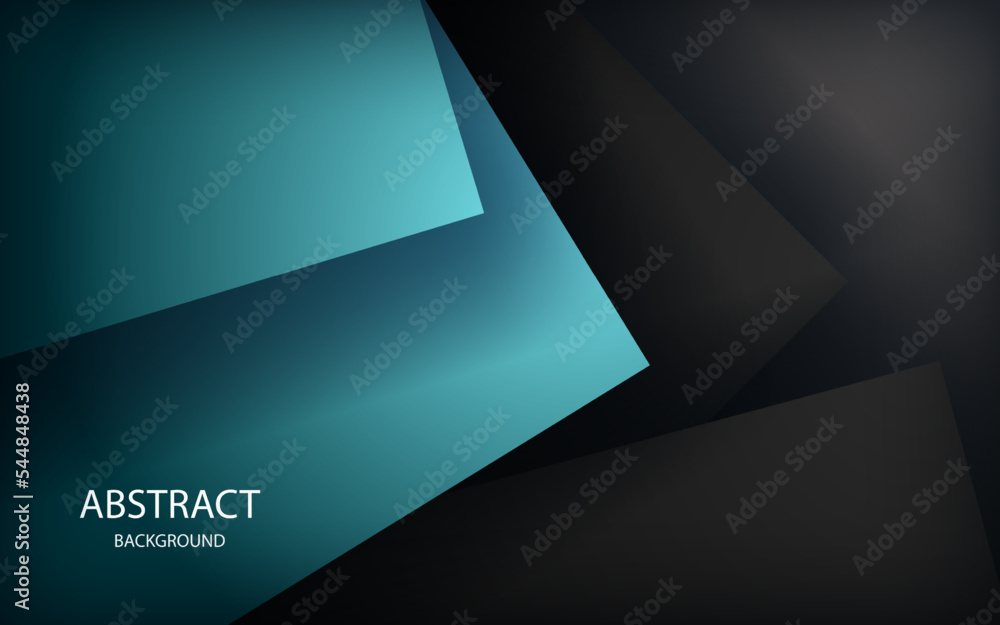 green background overlap dimension grey vector illustration message board for text and message design modern website