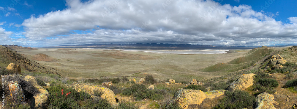 View of Soda Lake from Carrizo Ridge, Carrizo Plain National Monument