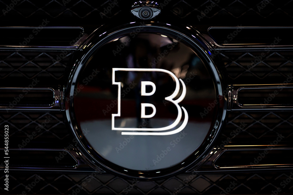 Brabus logo emblem sign Stock Photo