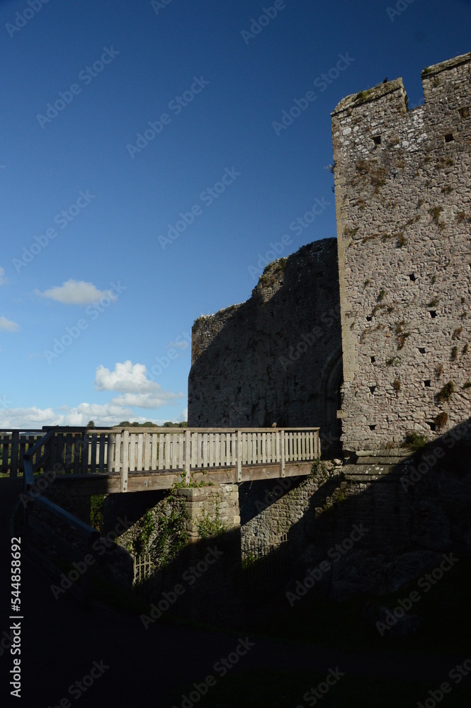 Obraz premium the rewins of chepstow castle