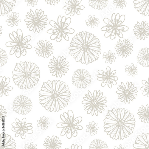 flower vintage seamless handrawing pattern