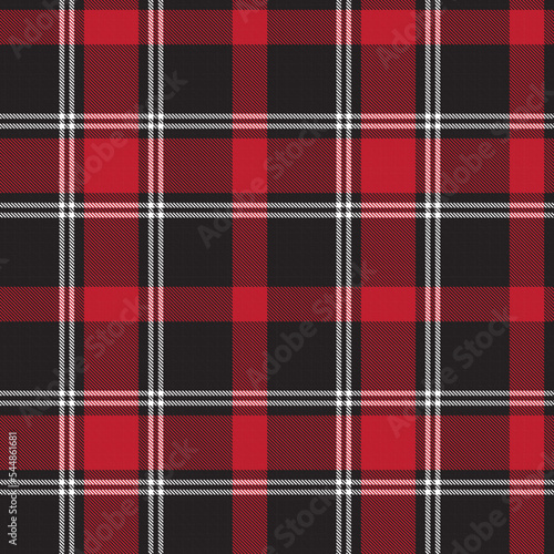 Red Minimal Plaid textured Seamless Pattern