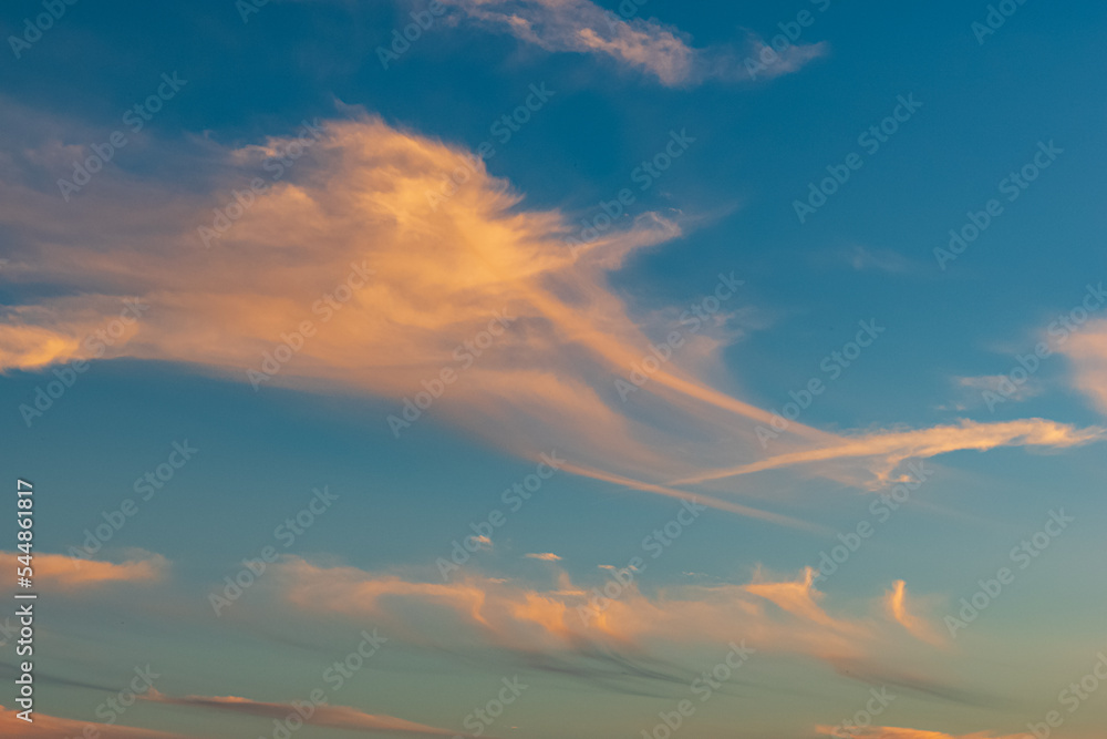 Obraz premium 焼けた夕空