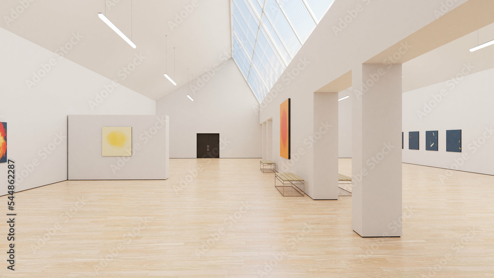 Fototapeta premium Art Museum Gallery Interior 23