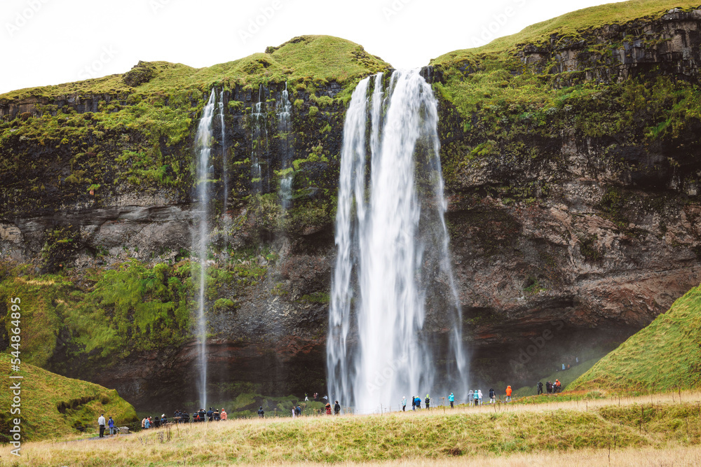 Perfect view of famous powerful Gljufrabui cascade Perfect view of famous powerful Gljufrabui cascade