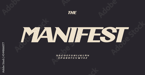 Retro racing car poster font, vintage automotive typeset, wide bold letters, contrast italic alphabet for poster headline typography. Vector typographic design