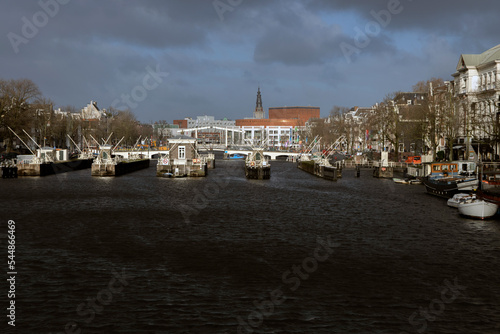 Bad Weather At The Amstelriver Amsterdam 2019 photo