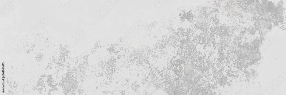Horizontal white concrete texture wall background.  Textured surface for backdrop