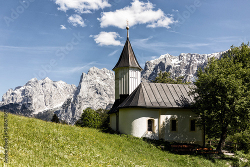 Kapelle in Tyrol / Austria (Antoniuskapelle im Kaisertal / Kufstein / Tirol) photo