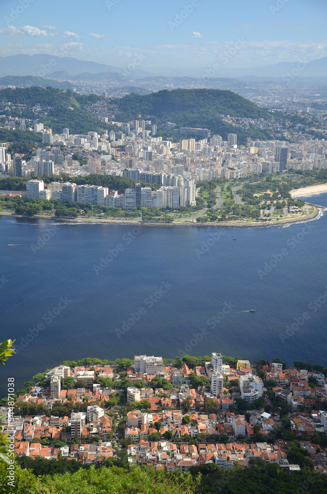 Aerial view of the city of Rio de Janeiro