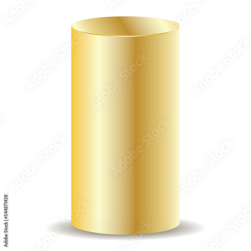  Abstract gold podium. Web element