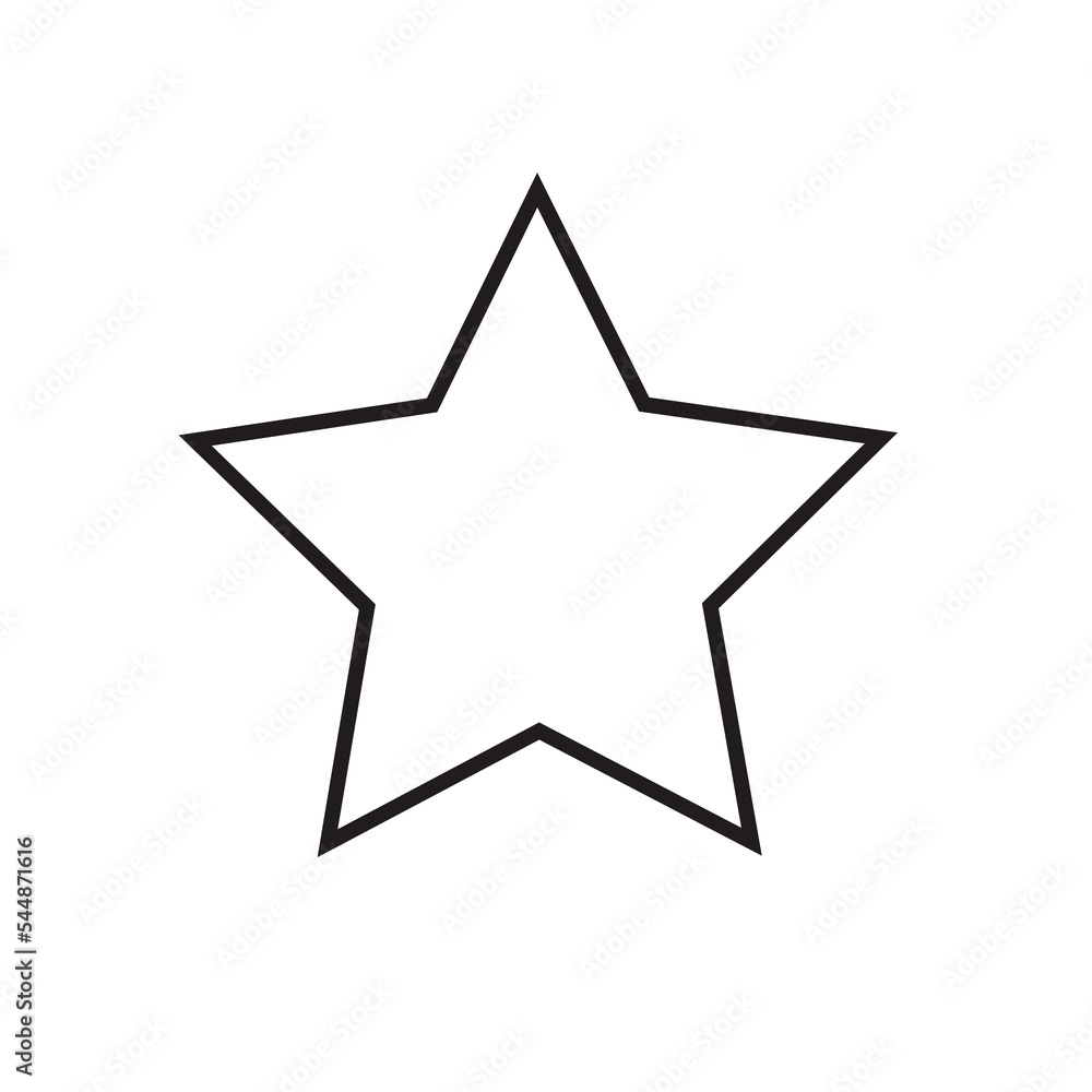 star isolated on white star isolated on white
