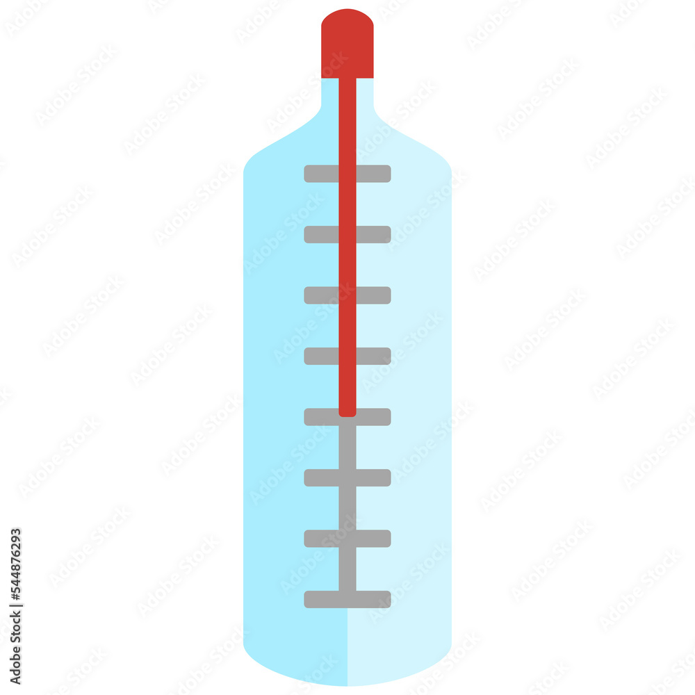 Cartoon Medical Thermometer Illustration. Cartoon Medical Thermometer Illustration.