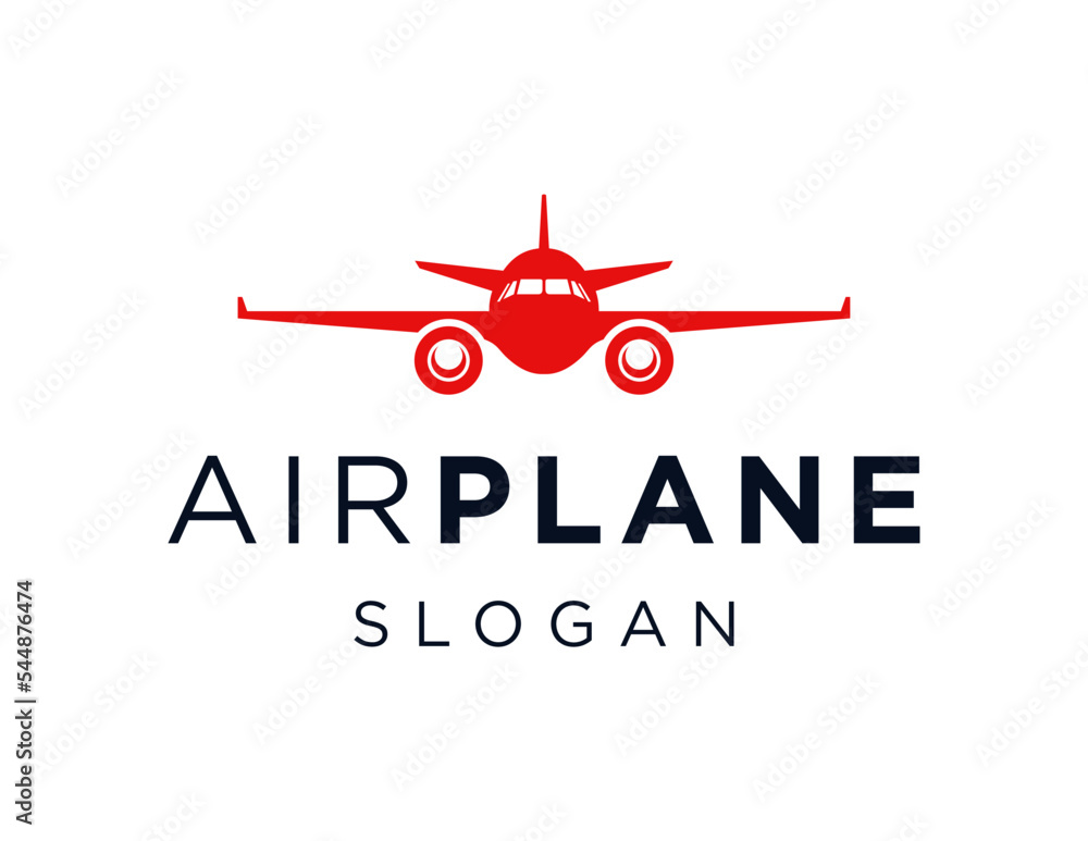 Logo about Airplane on a white background. created using the CorelDraw application.