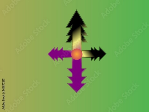 abstract christmas tree