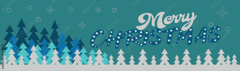 Vector Christmas Banner with Geometric Abstract Background in Retro Style. Merry Christmas Web Banner, Greeting Card, Cover Design. Calligraphy Art includes Colorful Shape. Illustration. Vector Christmas Banner with Geometric Abstract Background in Retro Style. Merry Christmas Web Banner, Greeting Card, Cover Design. Calligraphy Art includes Colorful Shape. Illustration.