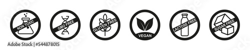 Eco-Friendly Icons Pack, Healthy Product Clip Art, Natural Product Symbols Vector Icons, Cut files for Cricut, Silhouette