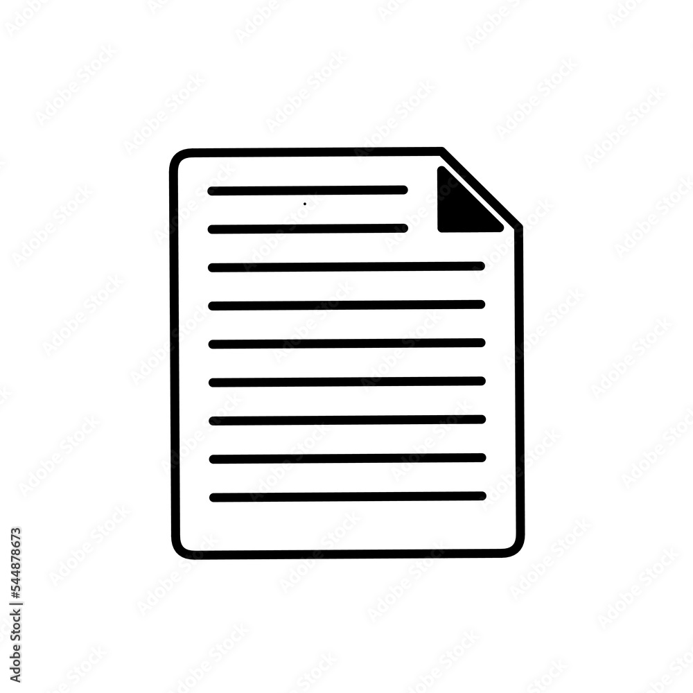 document icon vector logo template document icon vector logo template