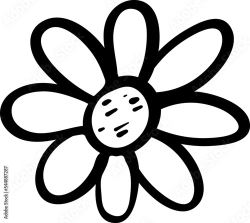 Doodle Flower Vector Illustration