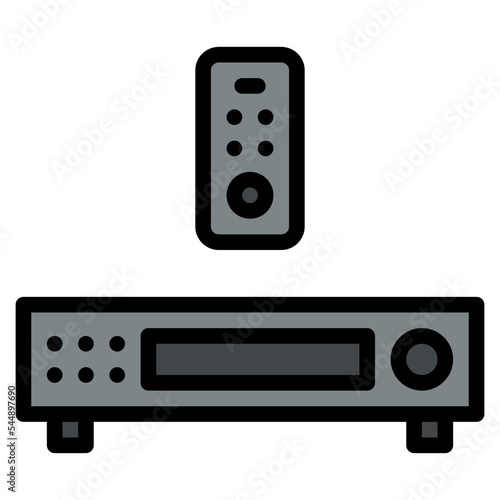 tv reciever household appliance icon photo