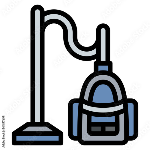 vacuum cleaning household appliance icon