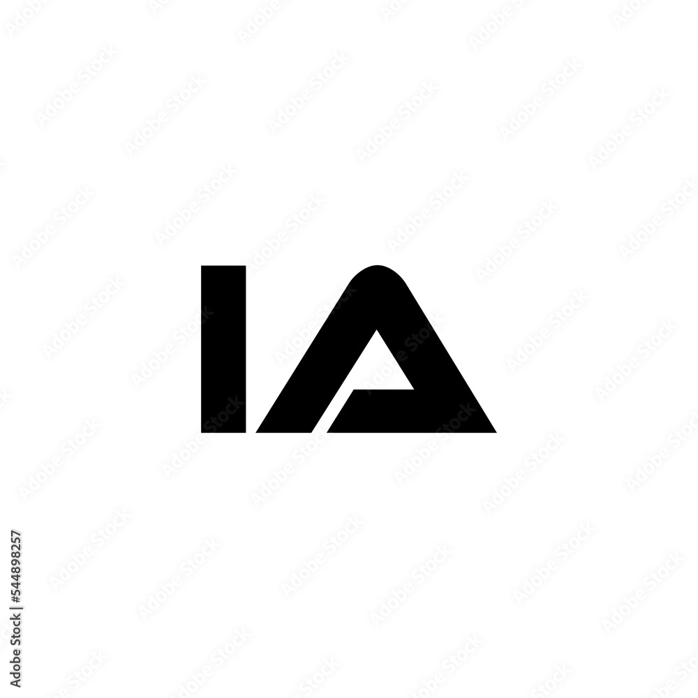 IA letter logo design with white background in illustrator, vector logo modern alphabet font overlap style. calligraphy designs for logo, Poster, Invitation, etc. IA letter logo design with white background in illustrator, vector logo modern alphabet font overlap style. calligraphy designs for logo, Poster, Invitation, etc.