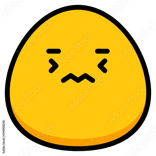 disgusted jaded hate emoji icon