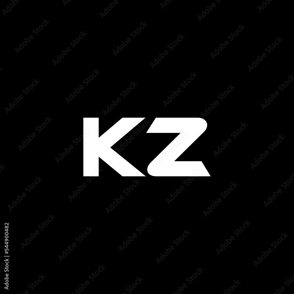 KZ letter logo design with black background in illustrator, vector logo modern alphabet font overlap style. calligraphy designs for logo, Poster, Invitation, etc. KZ letter logo design with black background in illustrator, vector logo modern alphabet font overlap style. calligraphy designs for logo, Poster, Invitation, etc.