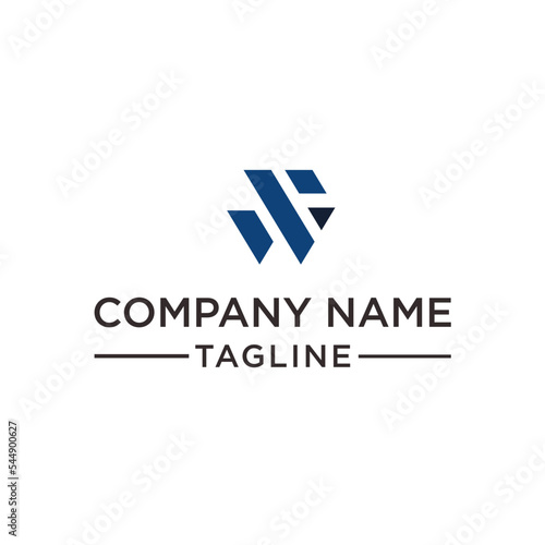 SW  hexagon logo design inspiration	