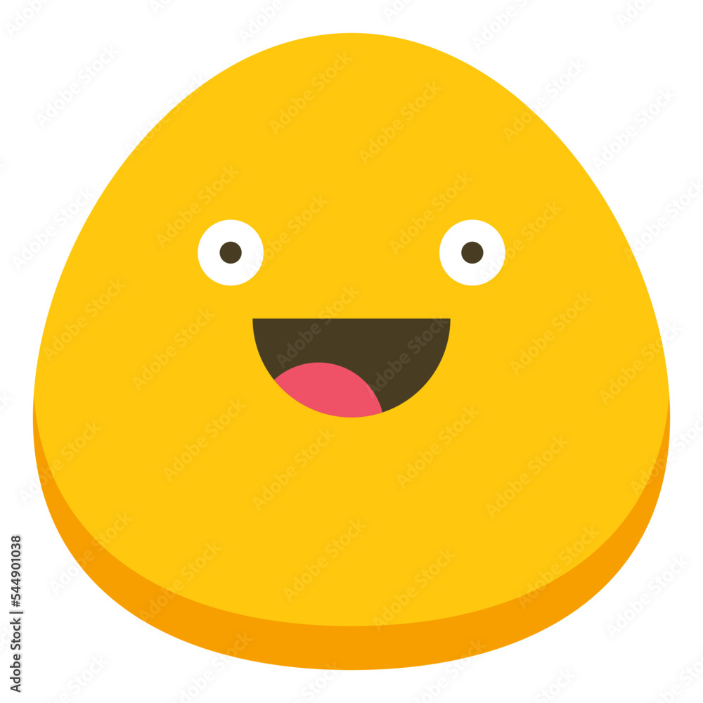 Fototapeta premium laughing smile happy emoji icon