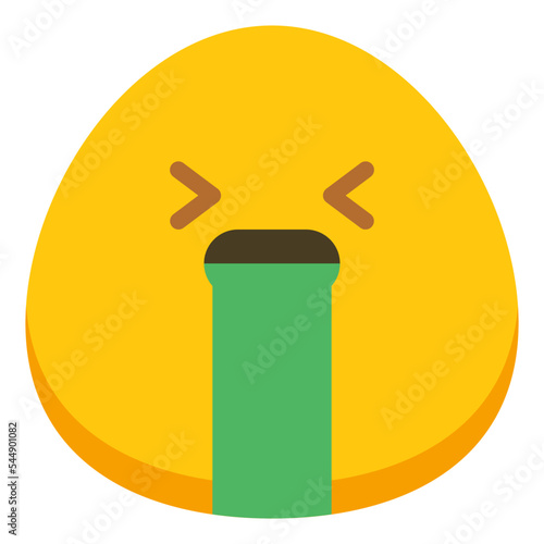 puking drunk sick emoji icon