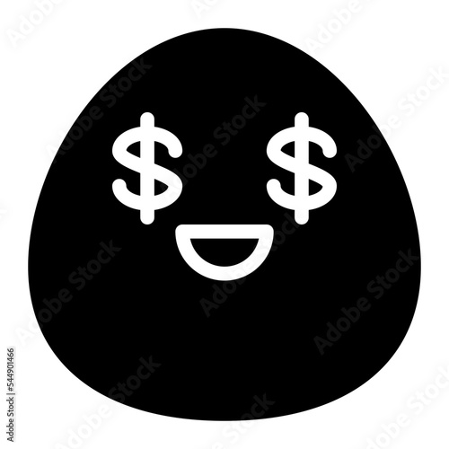 greed money cool emoji icon