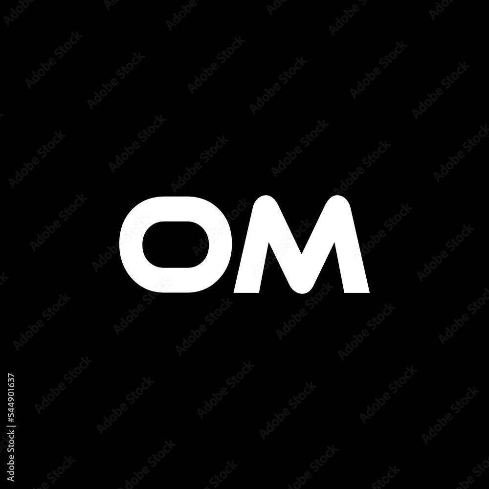 OM letter logo design with black background in illustrator, vector logo modern alphabet font overlap style. calligraphy designs for logo, Poster, Invitation, etc. OM letter logo design with black background in illustrator, vector logo modern alphabet font overlap style. calligraphy designs for logo, Poster, Invitation, etc.