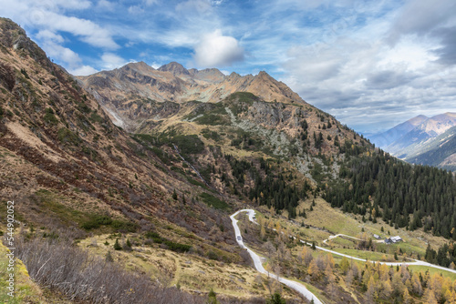 Obraz na płótnie nature park Soelktal in the Niedere Tauern range in Styria, Austria w salonie