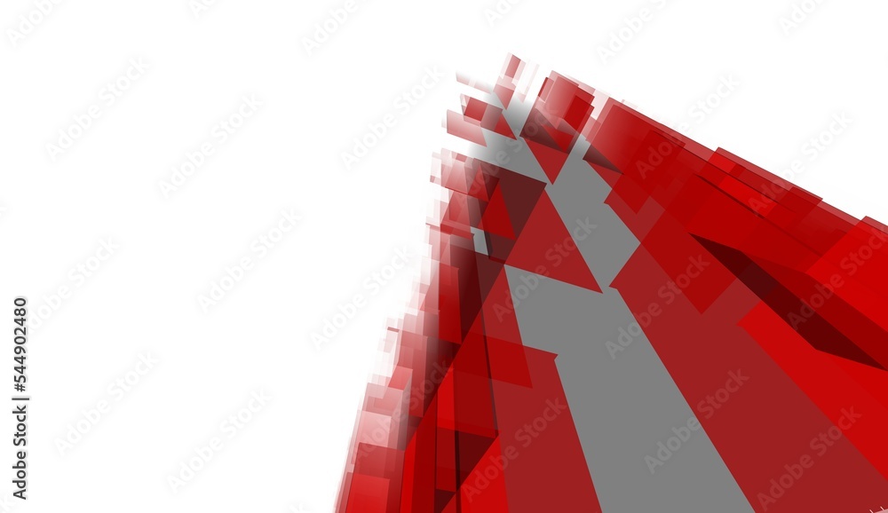 Naklejka premium Abstract architecture background 3d illustration