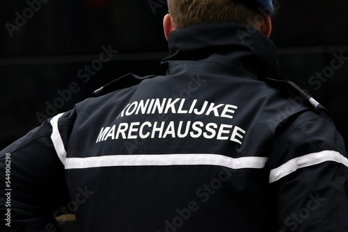Backside Of The Koninklijke Marechaussee Jack At Amsterdam The N Netherlands 2019