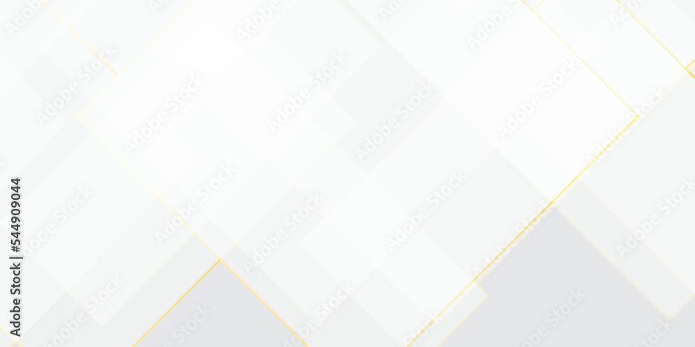 Abstract white, gray and golden geometric square pattern design of technology background with shadow. Square style design. Vector illustration. Abstract white, gray and golden geometric square pattern design of technology background with shadow. Square style design. Vector illustration.
