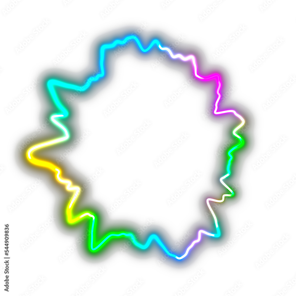 Round neon light on a transparent png background. Neon frame for your design.
Round neon light on a transparent png background. Neon frame for your design.