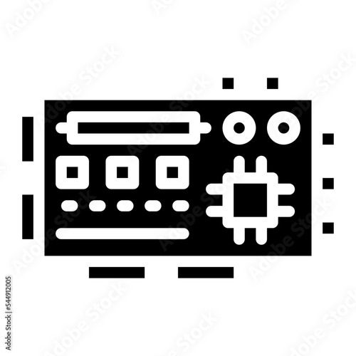 mainboard glyph icon style