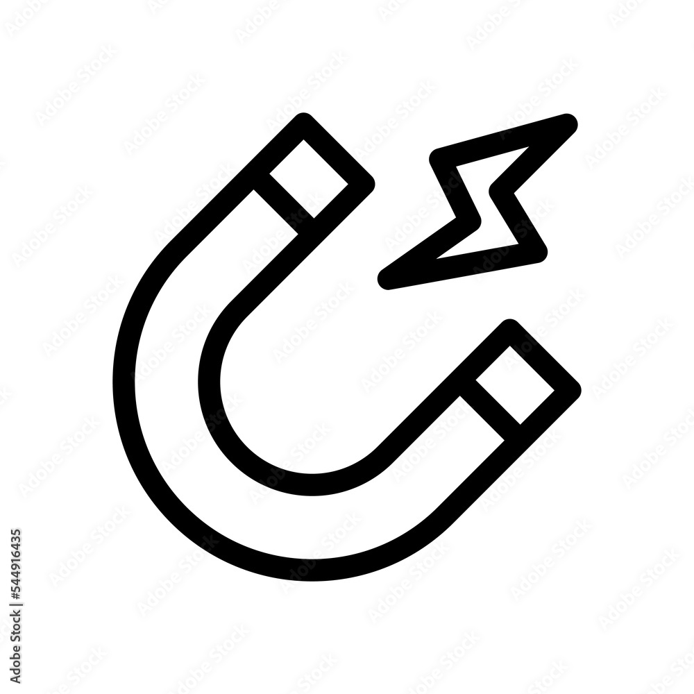 magnet line icon illustration vector graphic magnet line icon illustration vector graphic