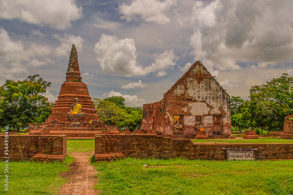 Ancient sites, old brick ruins, and world heritage cities in Phra Nakhon Si Ayutthaya Province.