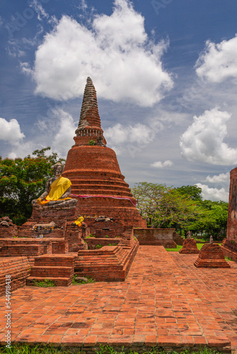 Ancient sites  old brick ruins  and world heritage cities in Phra Nakhon Si Ayutthaya Province.