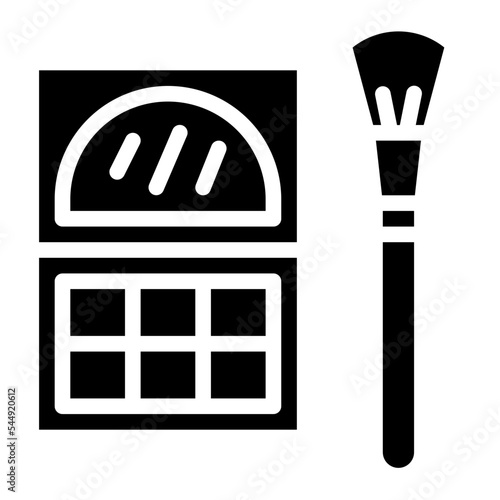 eyeshadow glyph icon style