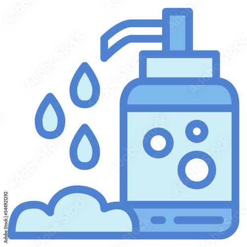 shampoo two tone icon style