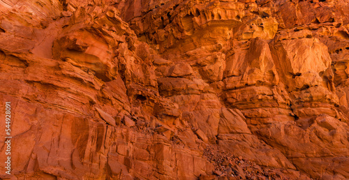 Background image of red clay in the canyon